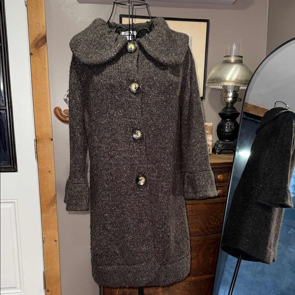 Studio Works Dark Brown Pea Coat